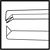 Lester Fixation Forceps 1 x 2 - E1654